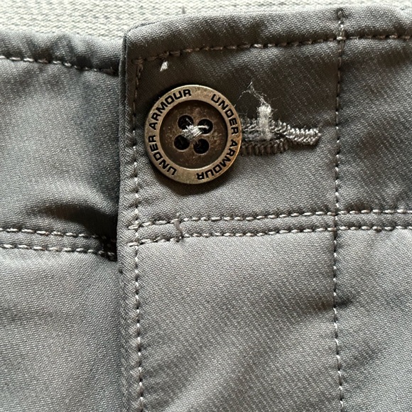 Under Armor Men’s Grey Comfort Waistband, Loose, DriFit Golf Shorts, Siz… - Picture 9 of 10